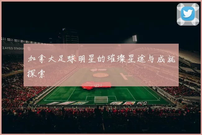 加拿大足球明星的璀璨星途与成就探索